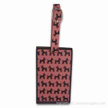 Soft PVC Luggage Tag, Available in Different Shapes and Sizes